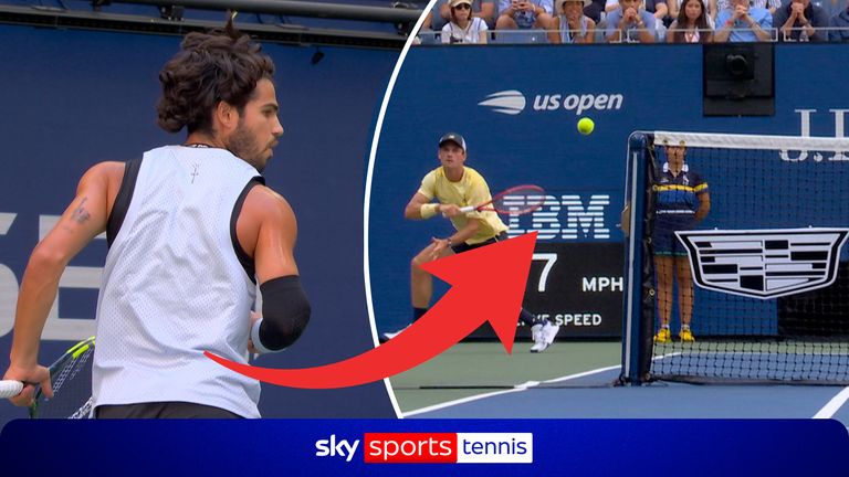 Paul hits 'thunderbolt' round the net to give Alcaraz no chance!