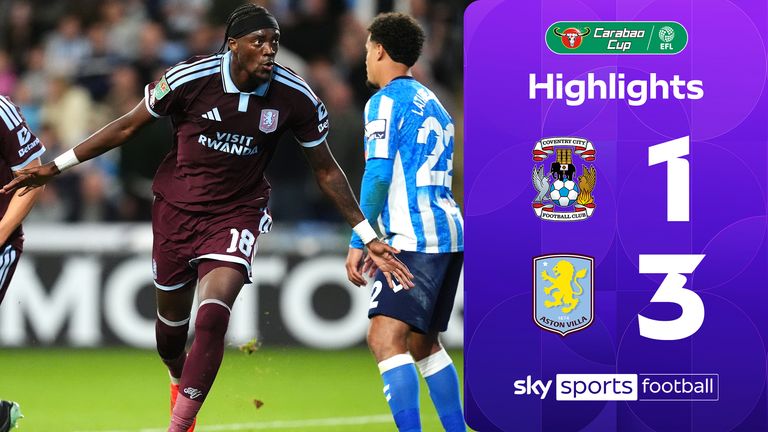 Coventry 1-3 Aston Villa
