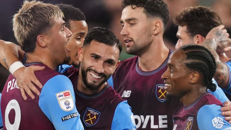 West Ham's fourth win in a row returned them to the top of the Championship