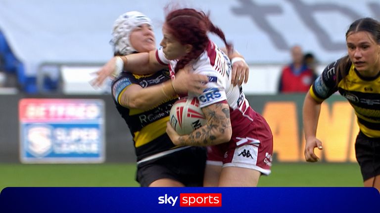 Correct call? Was Wigan's Eva Hunter fortunate to avoid red card?