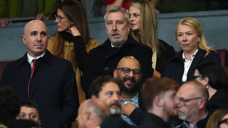 United's director of football Jason Wilcox was in attendance at Old Trafford on Wednesday