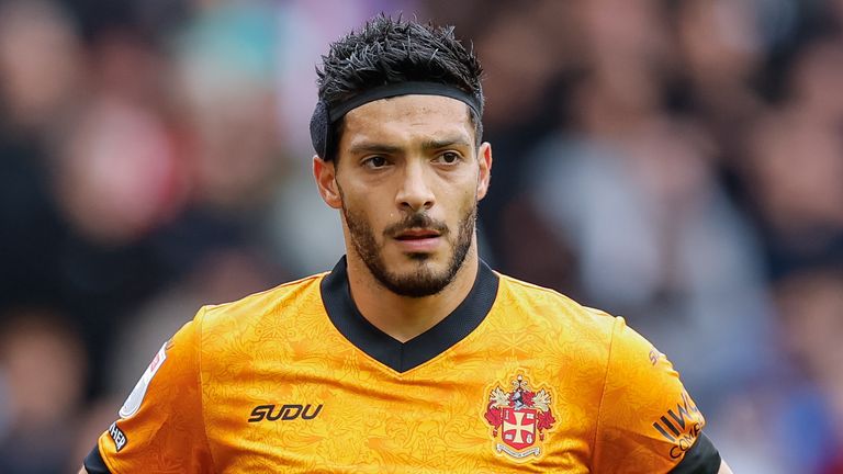 Wolves striker Raul Jimenez
