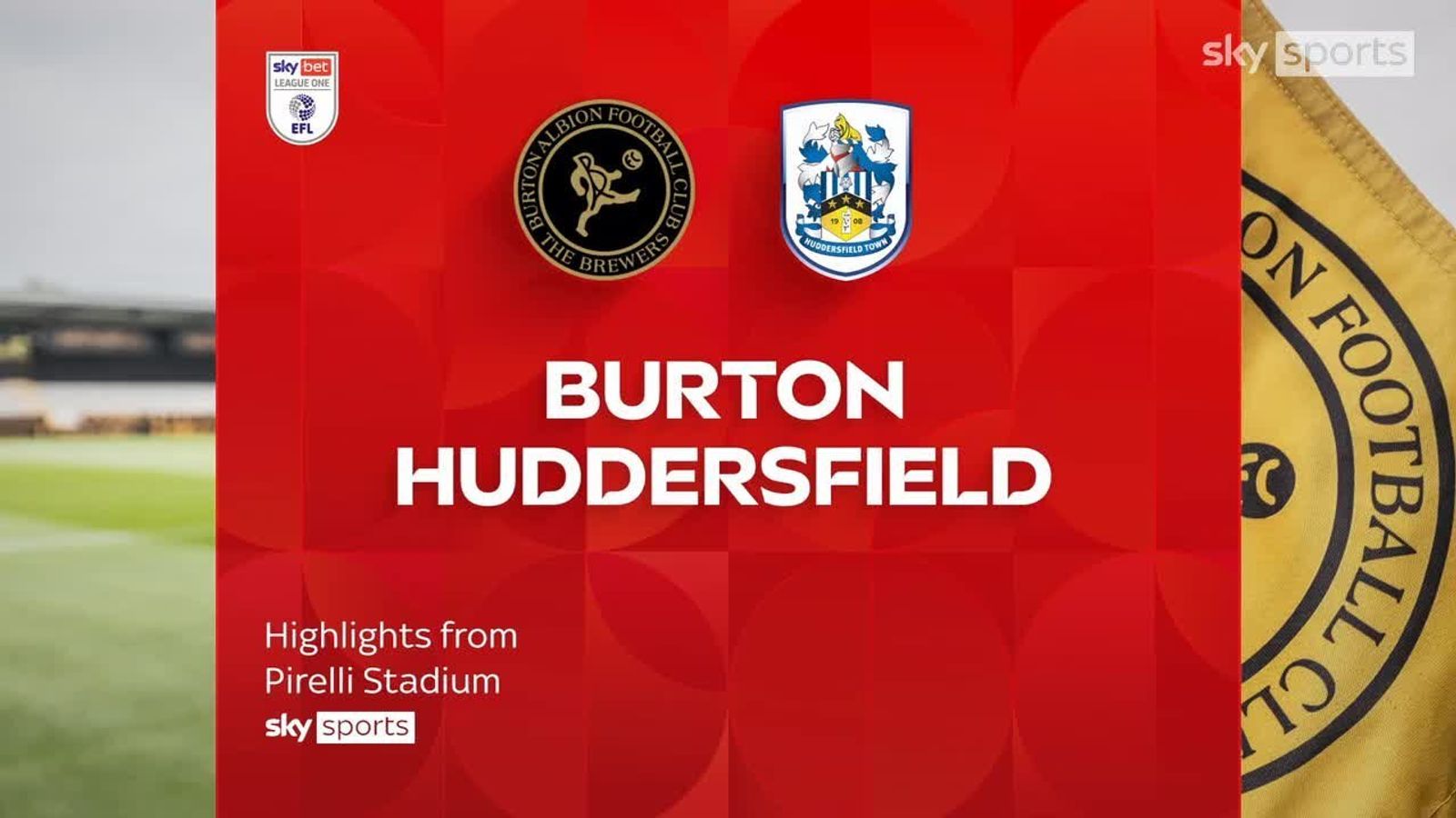 Burton 1-3 Huddersfield