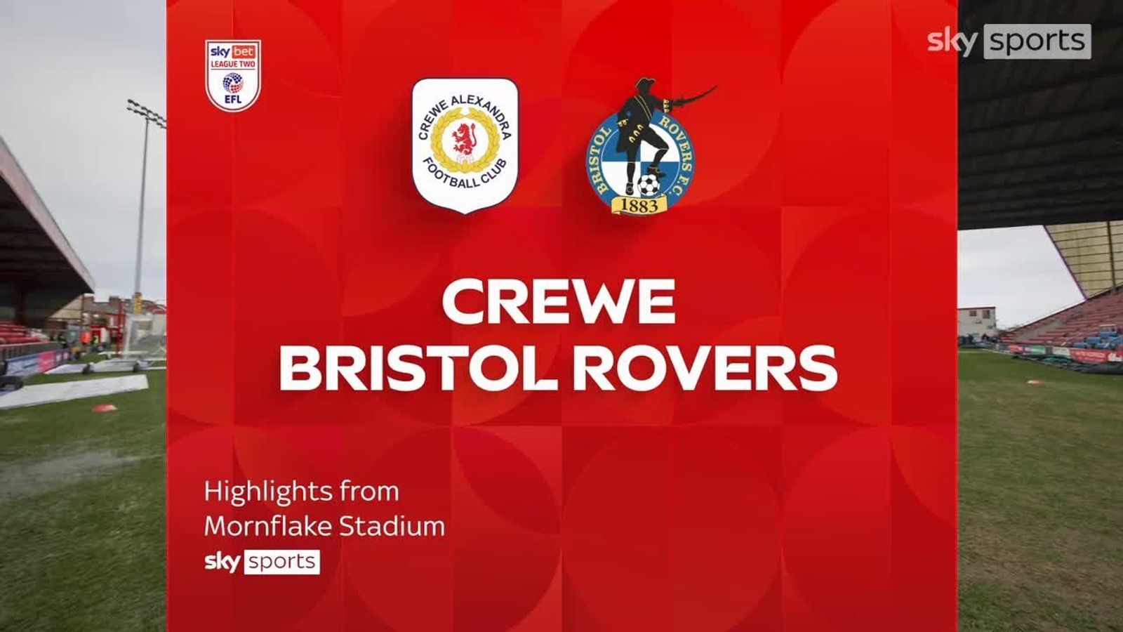 Crewe Alexandra 3-1 Bristol Rovers