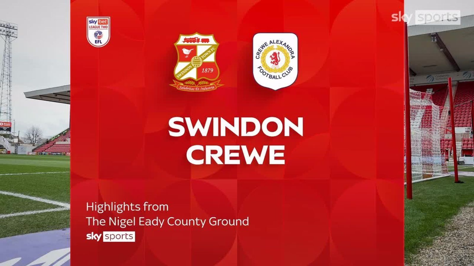 Swindon Town 0-1 Crewe Alexandra