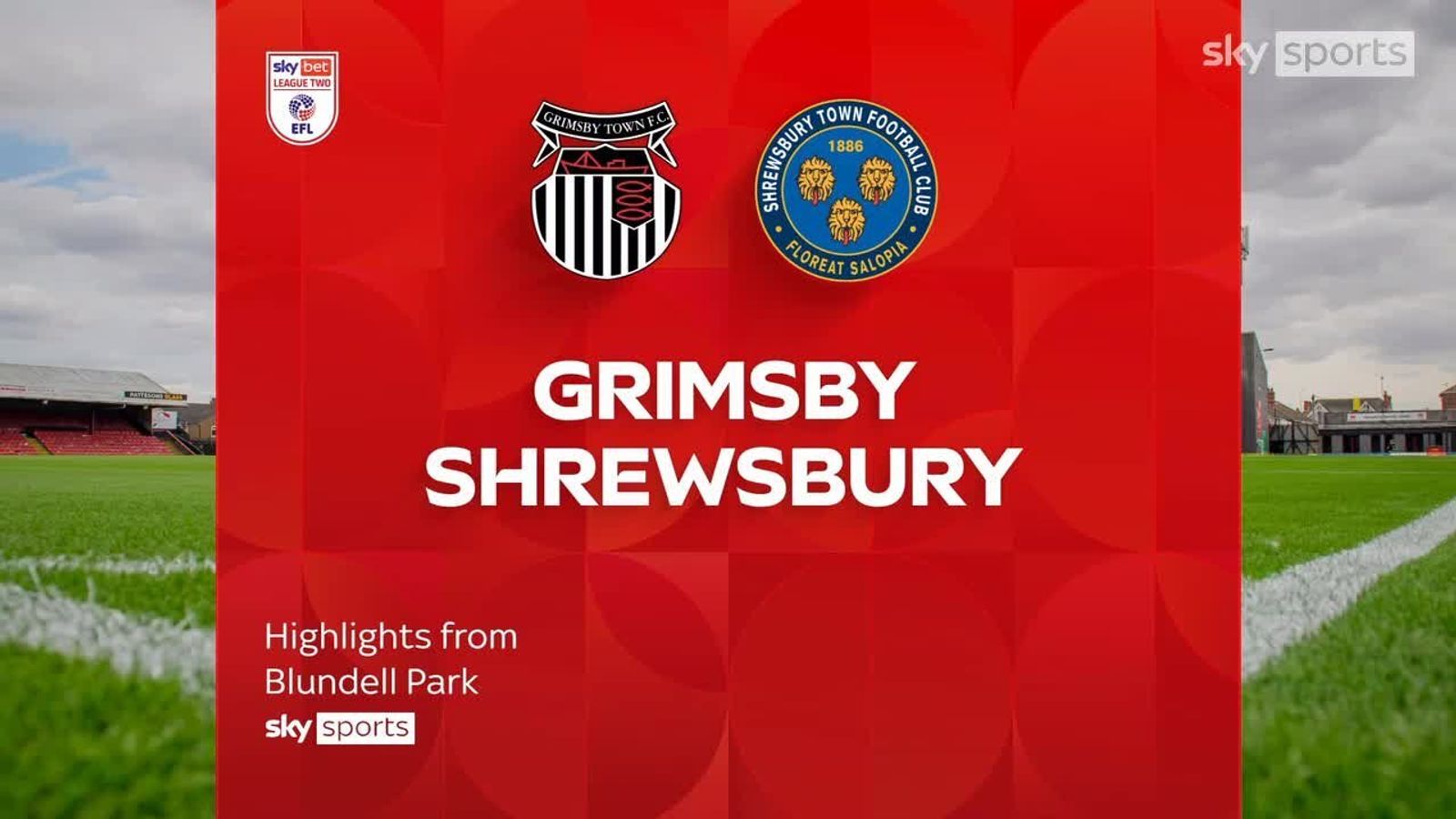 Grimsby Town 1-2 Shrewsbury Town