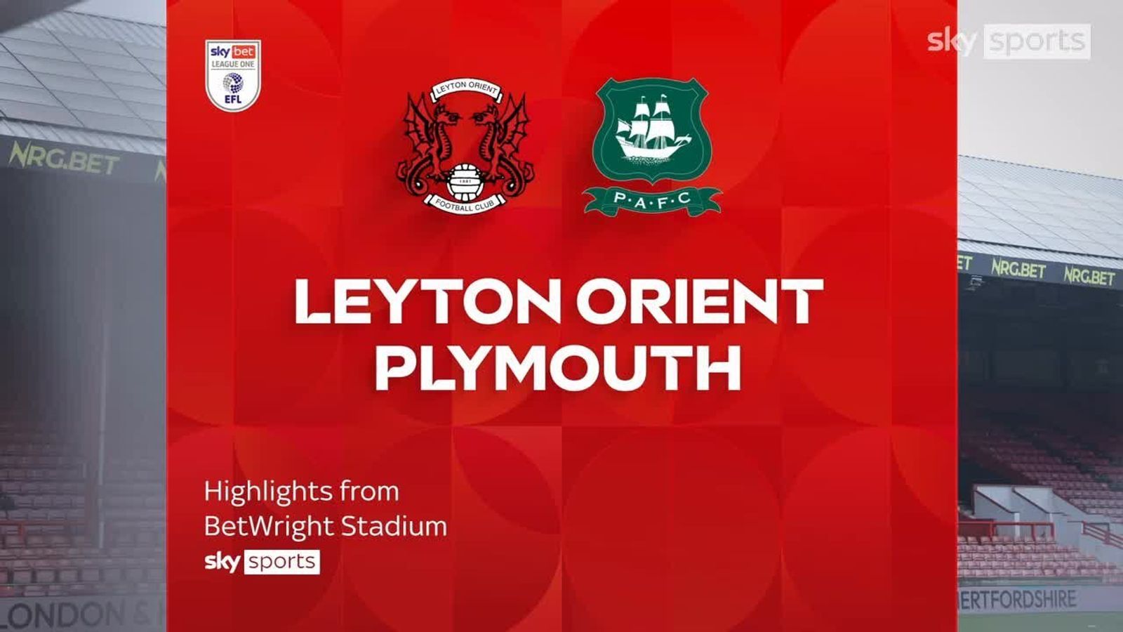 Leyton Orient 0-2 Plymouth