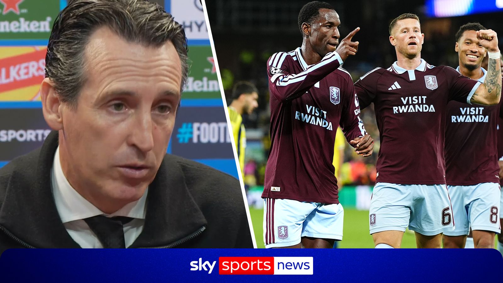 Unai Emery Commends Aston Villa's Performance After 6-0 Victory
