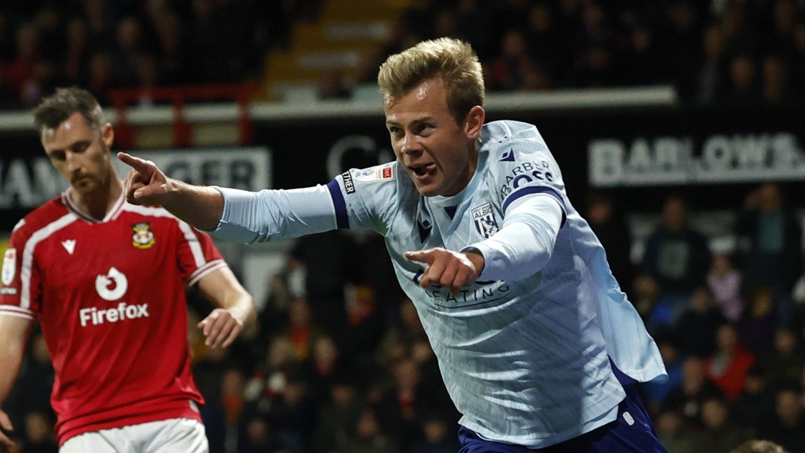 West Brom Comes from Behind to Defeat Wrexham 2-1 at The Racecourse