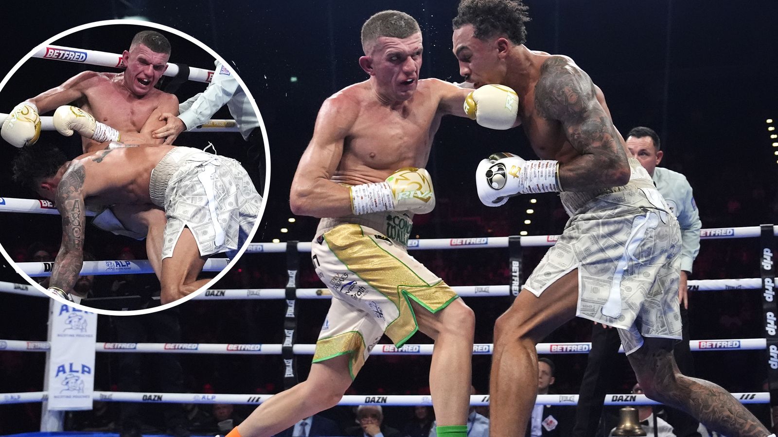 Ben Whittaker survives late drama to seal points win against Conor Wallace
