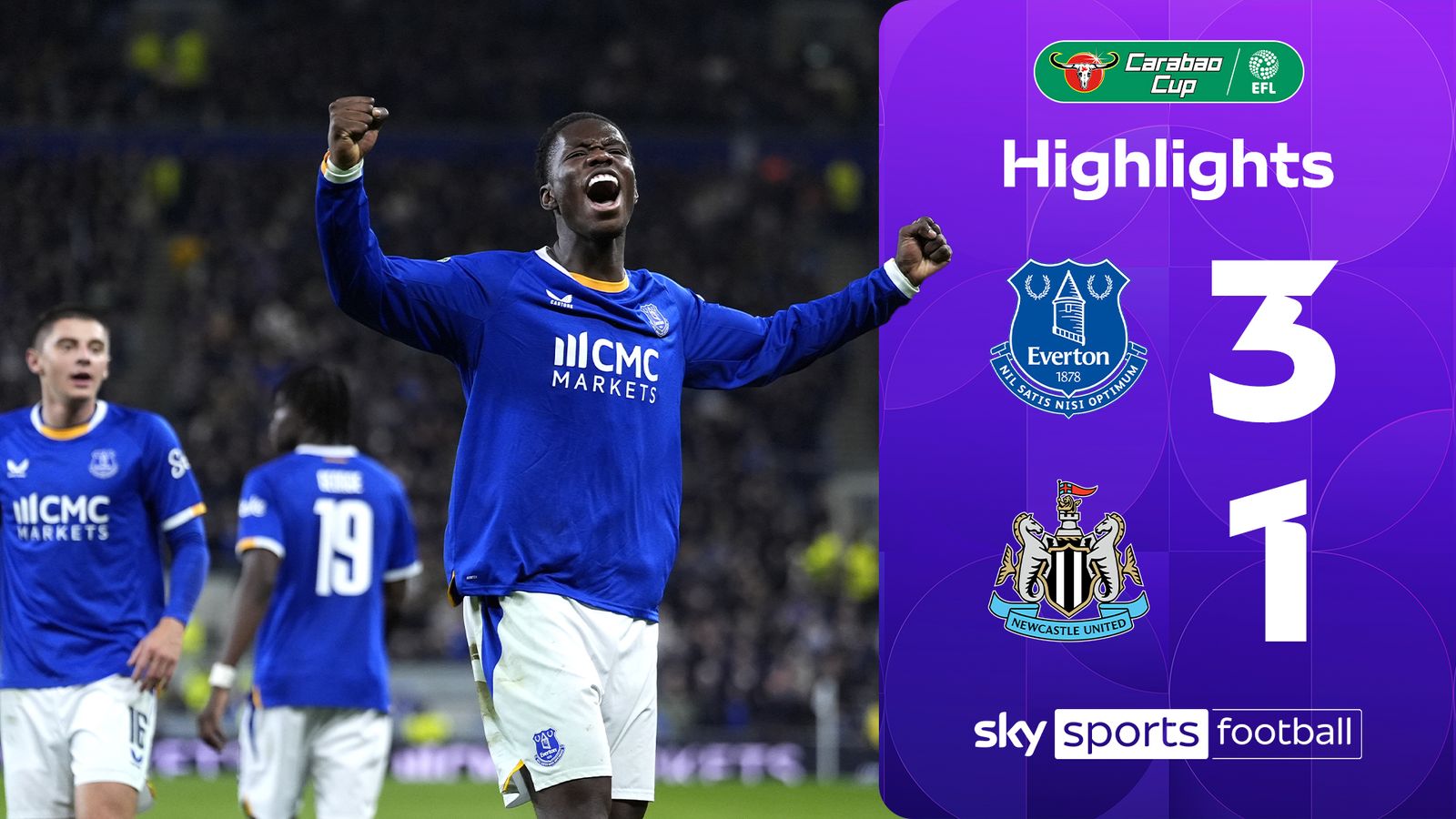 Everton 3-0 Newcastle
