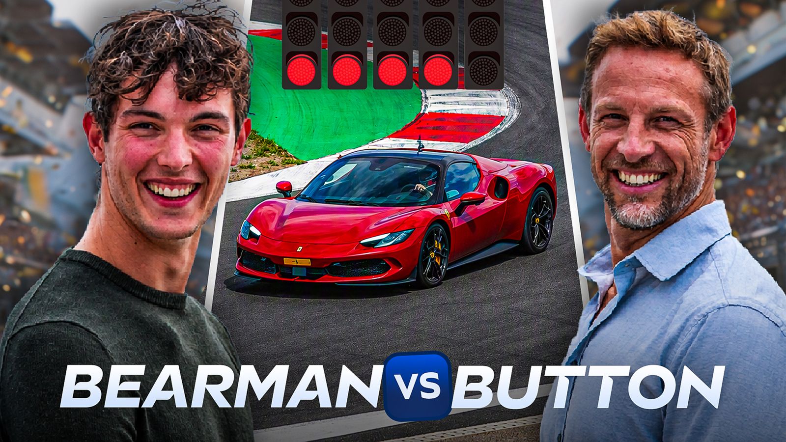 Duelo de Gerações: Jenson Button e Ollie Bearman se enfrentam no AWS Ultimate Lap Challenge