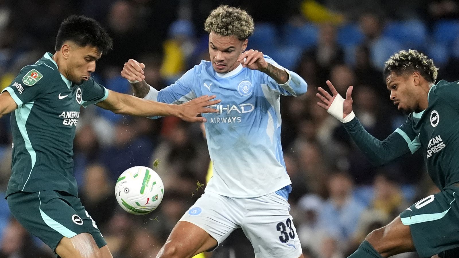 Manchester City Host Brighton in Carabao Cup With Nine Changes