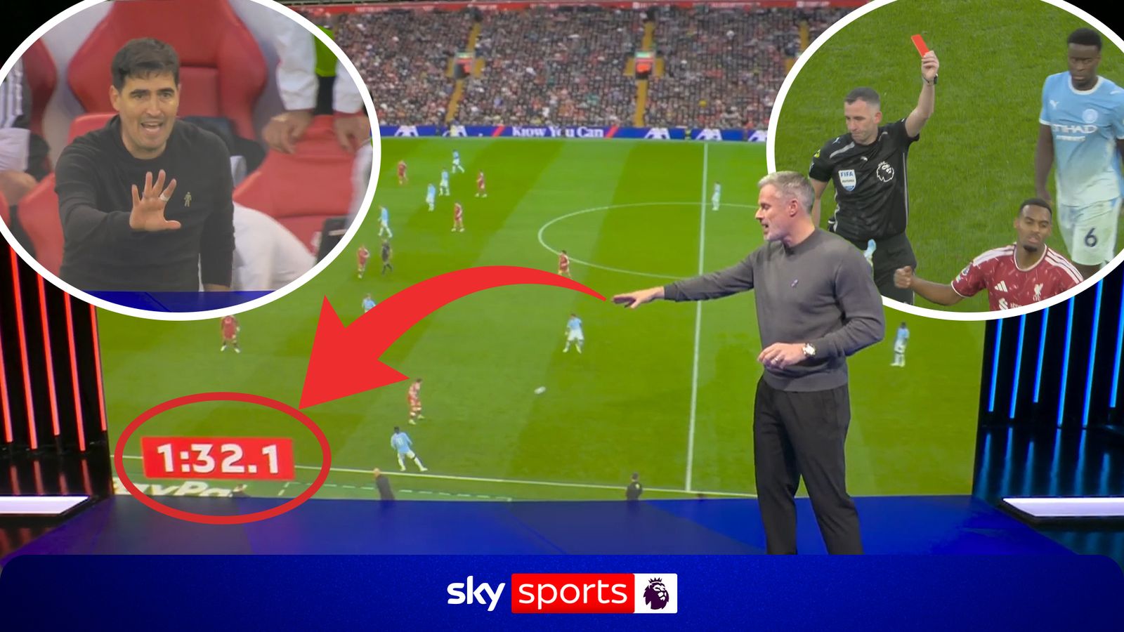 Jamie Carragher Critiques Liverpool's Response to Gravenberch's Red Card