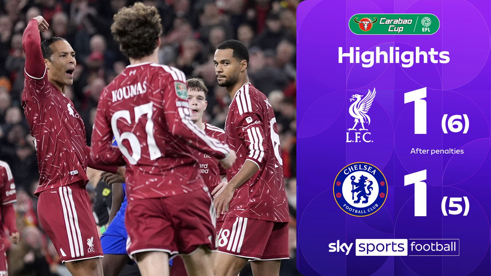 Liverpool 1-1 Chelsea  (6-5 pens)