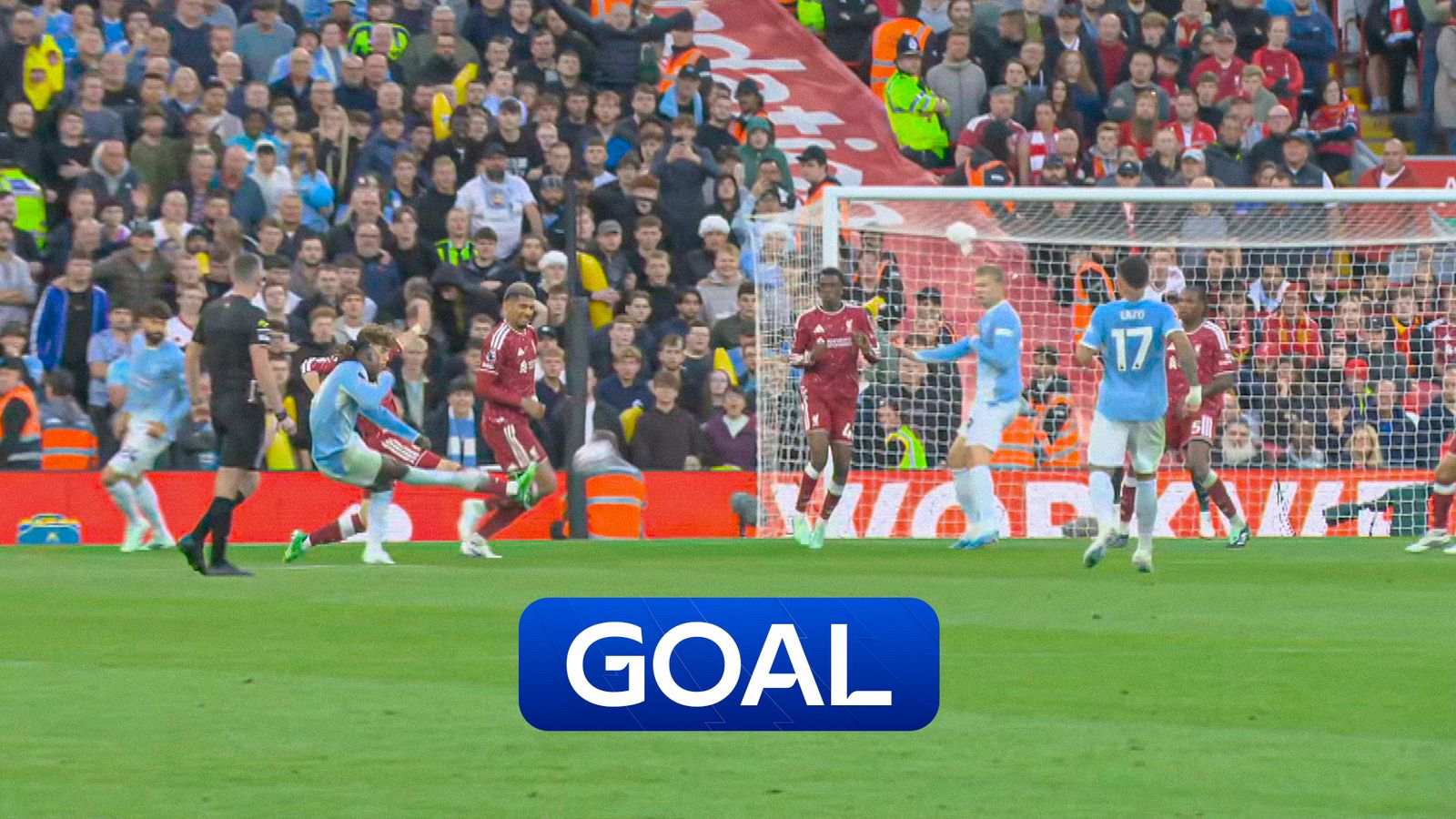 'It's a gem!' - Doku strike curls into top corner to double City's lead