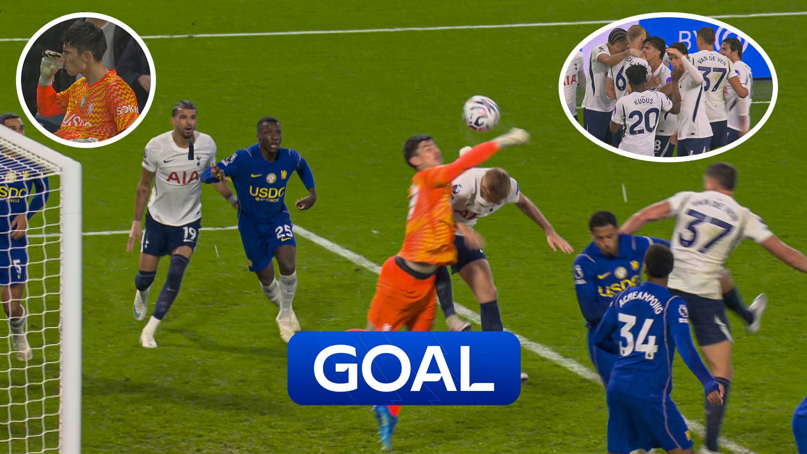 'NIGHTMARE!' - Penders punches ball into own net!
