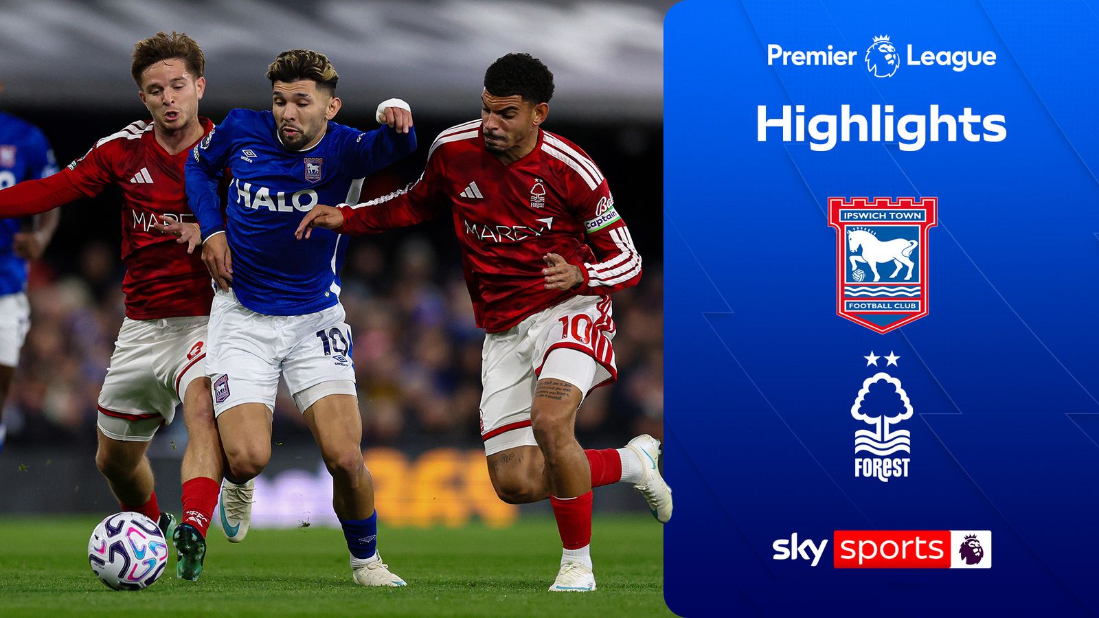 Ipswich and Forest play out score draw in under-the-lights THRILLER