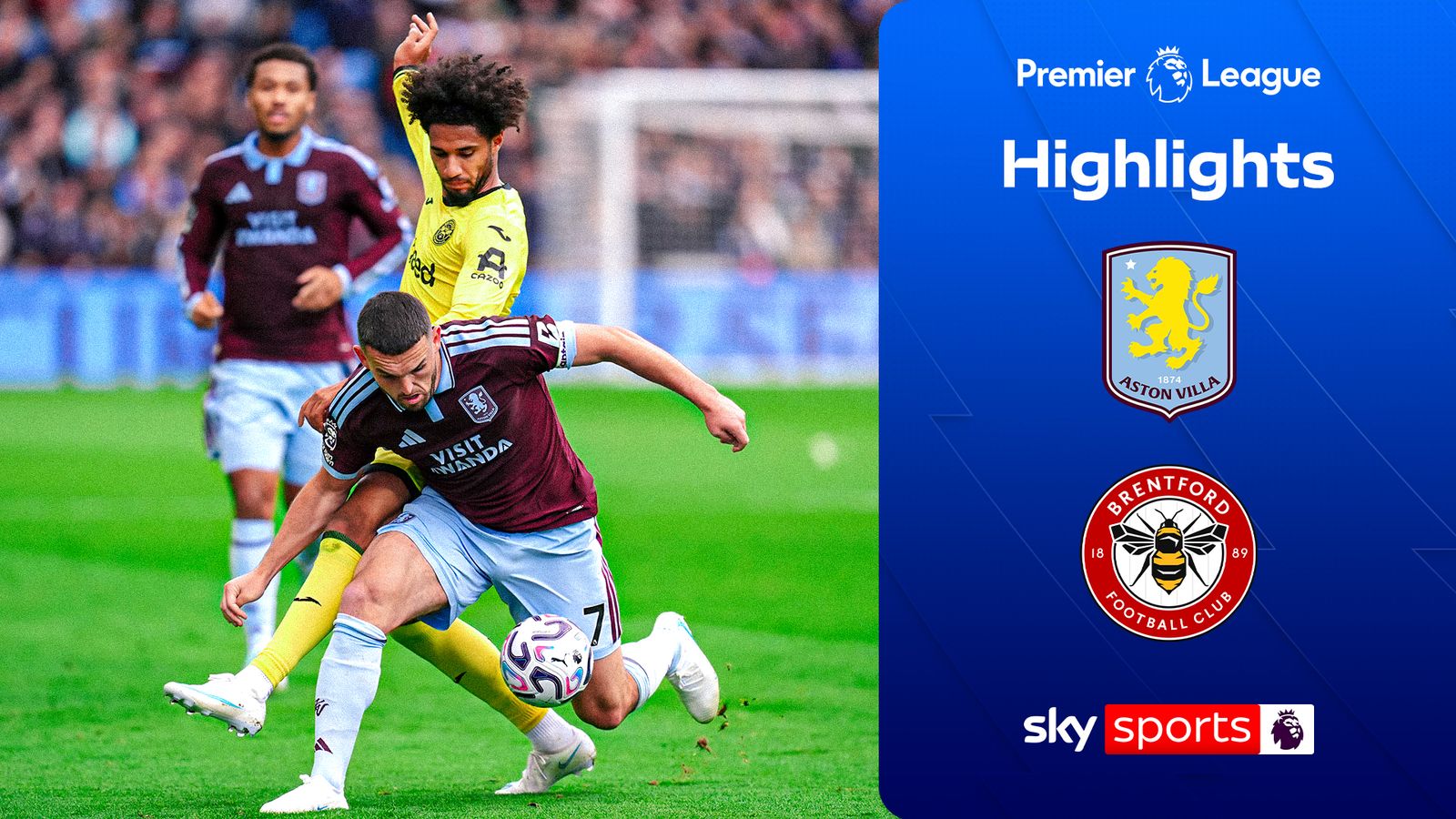 Aston Villa held to dramatic draw against high-flying Brentford