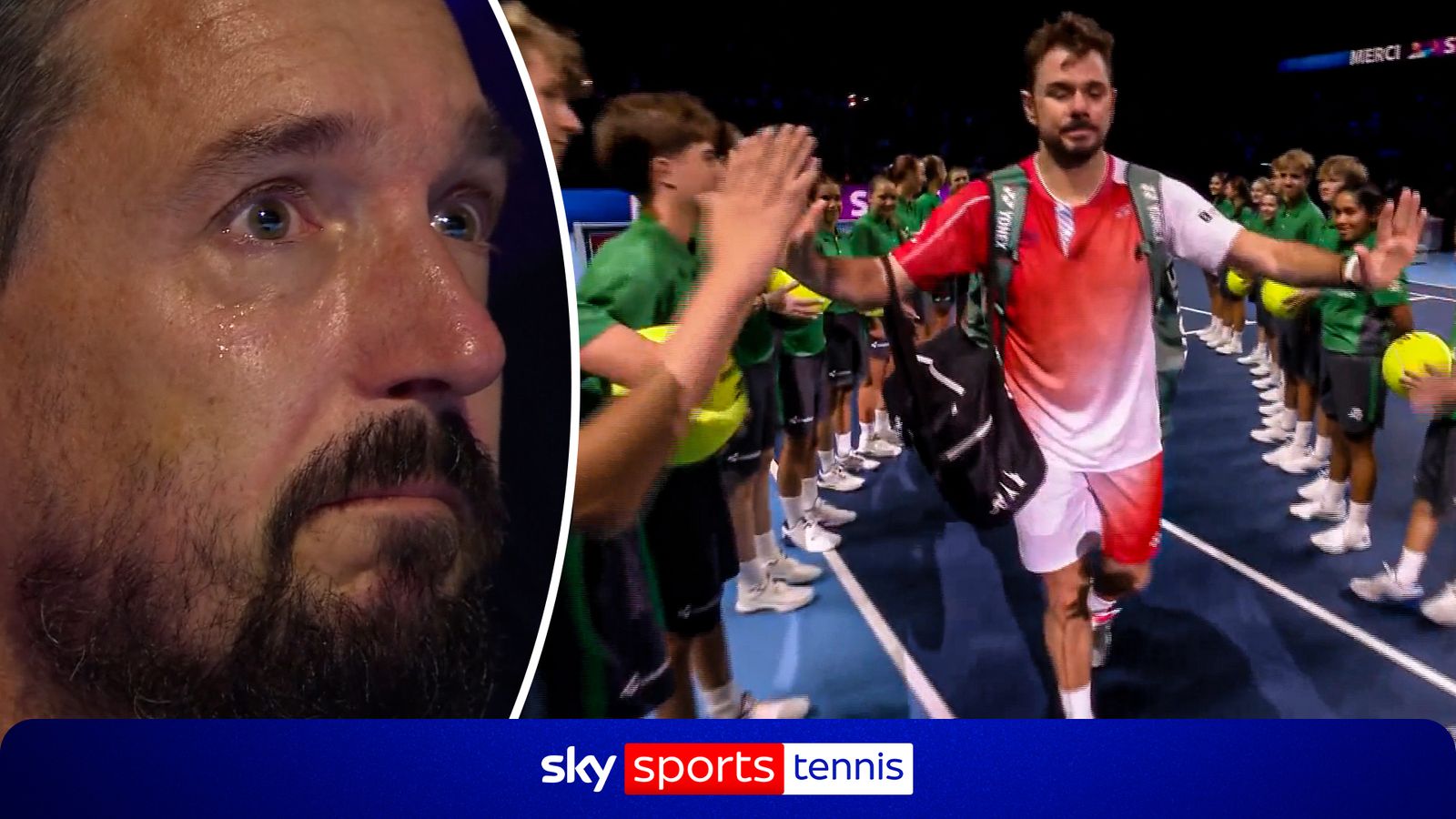 Wawrinka's emotional farewell to tennis in Basel