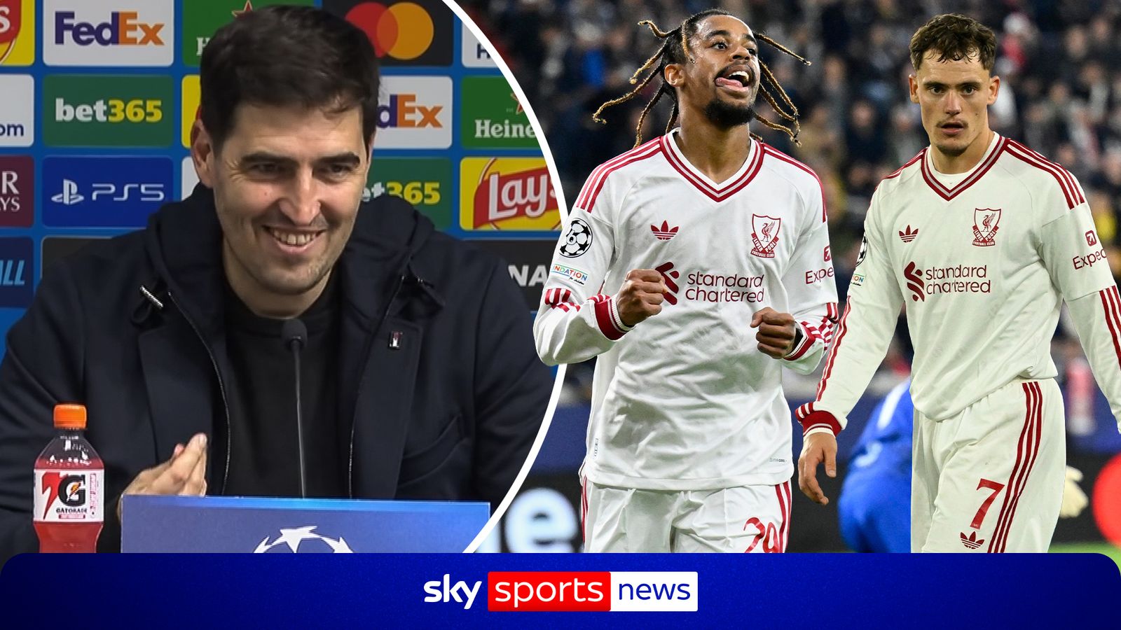 Andoni Iraola Commends Barcola's Hat-Trick and Wirtz's Performance in Liverpool's Victory