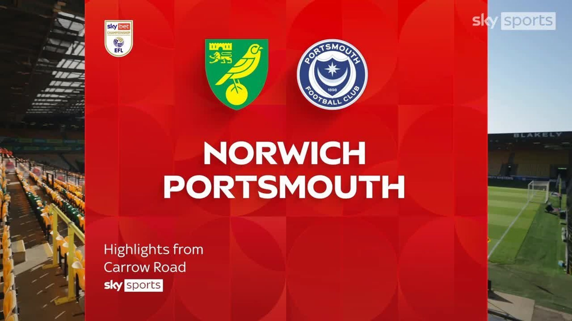 Norwich 0-1 Portsmouth