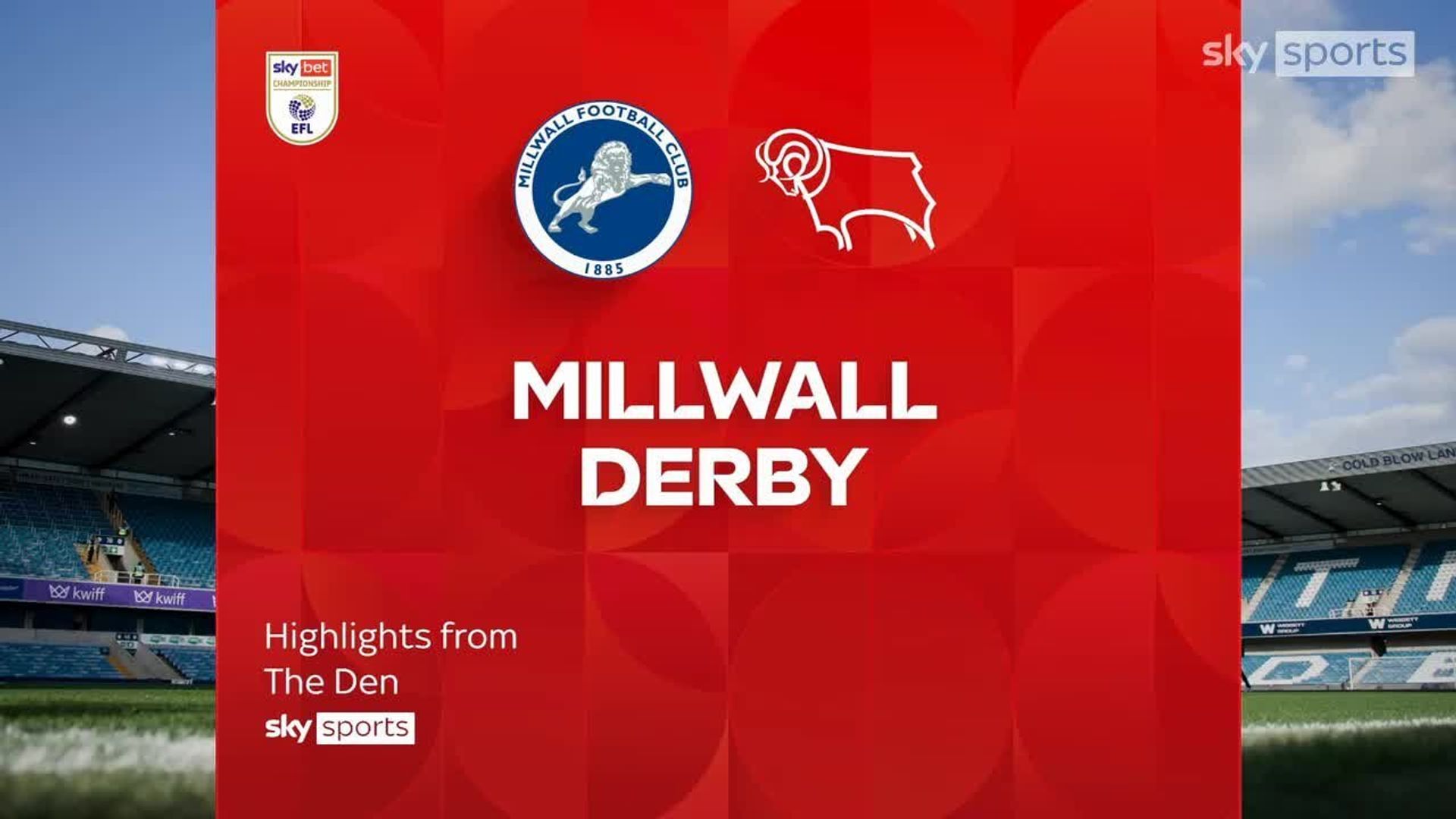 Millwall 4-1 Derby