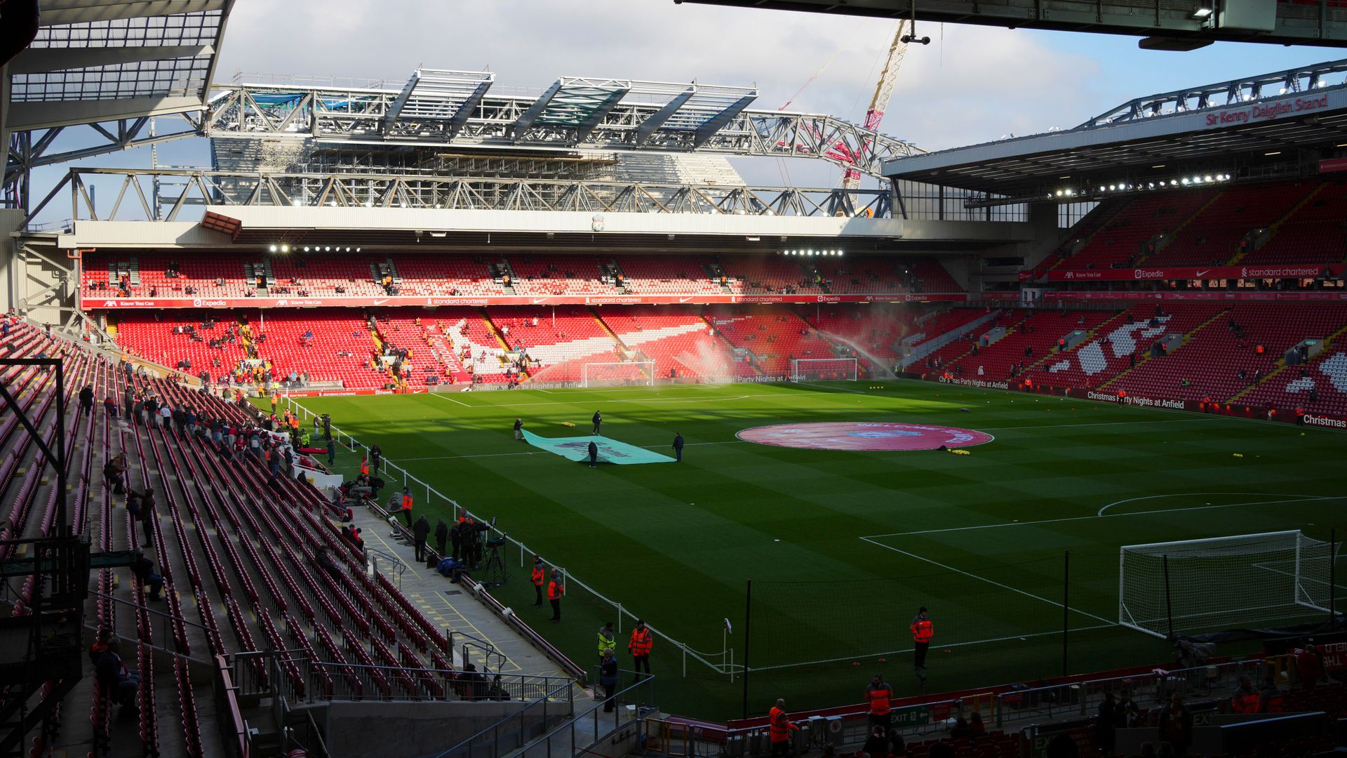 Police officer injured and 10 arrested at Liverpool vs Man City