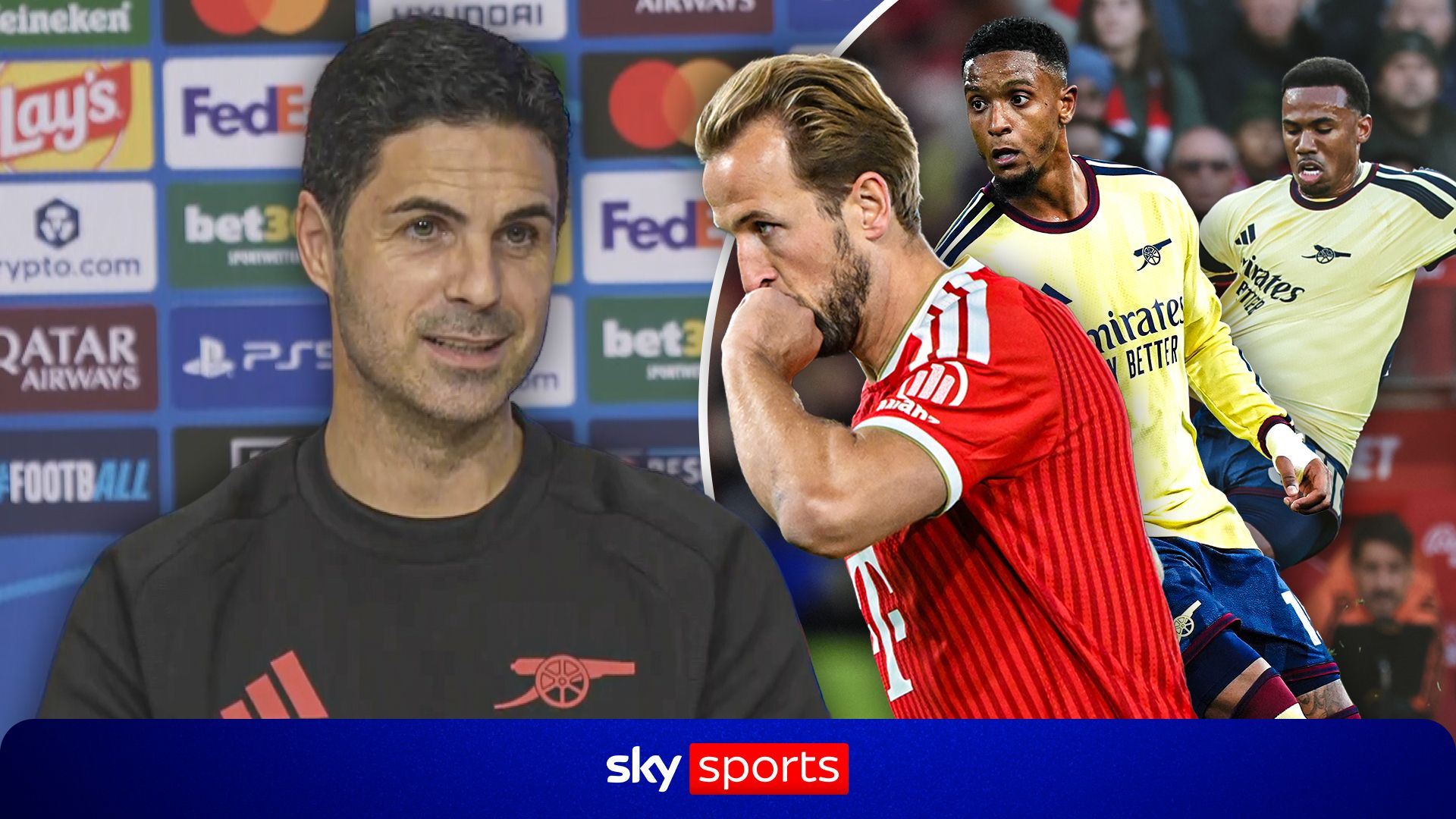 'Another level' - Arteta prepared for Arsenal's defensive test vs Kane's Bayern