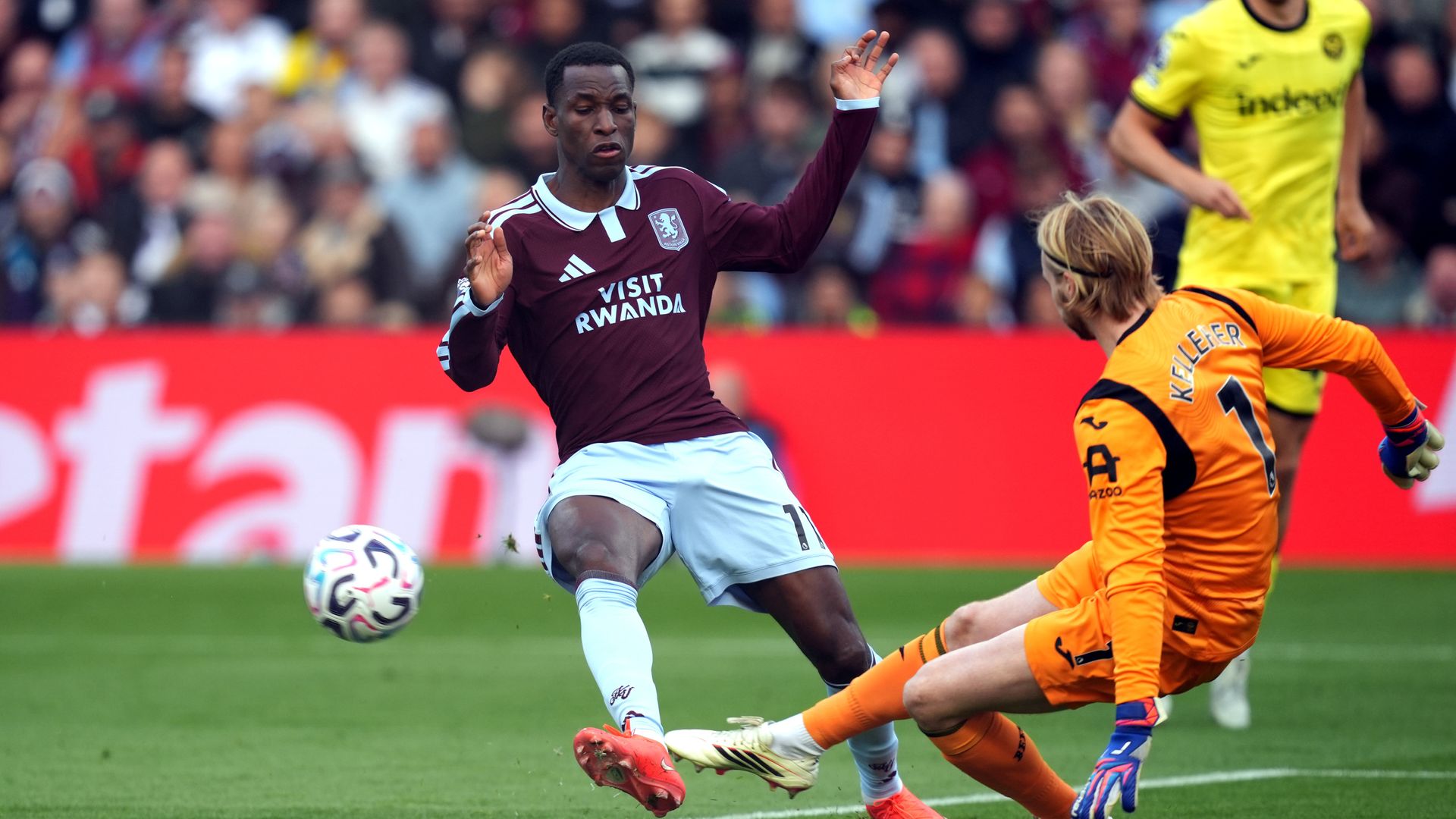 Jackson levels it up early for Villa against Brentford LIVE!