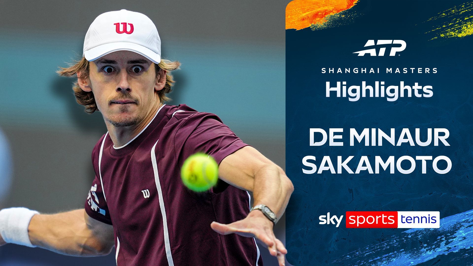 De Minaur books round of 16 spot after straight-sets victory against Sakamoto
