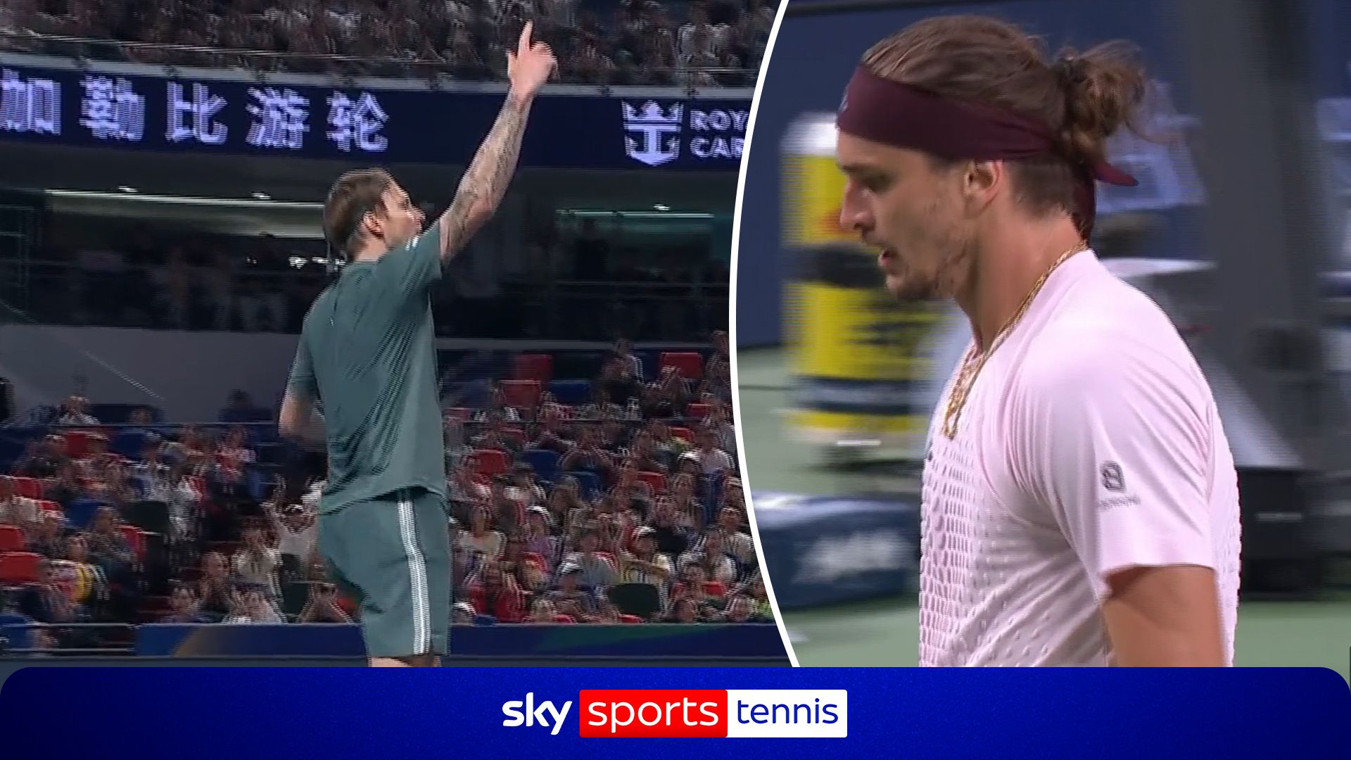 'Point of the week!' - Bublik saves break point against Zverev in spectacular fashion!