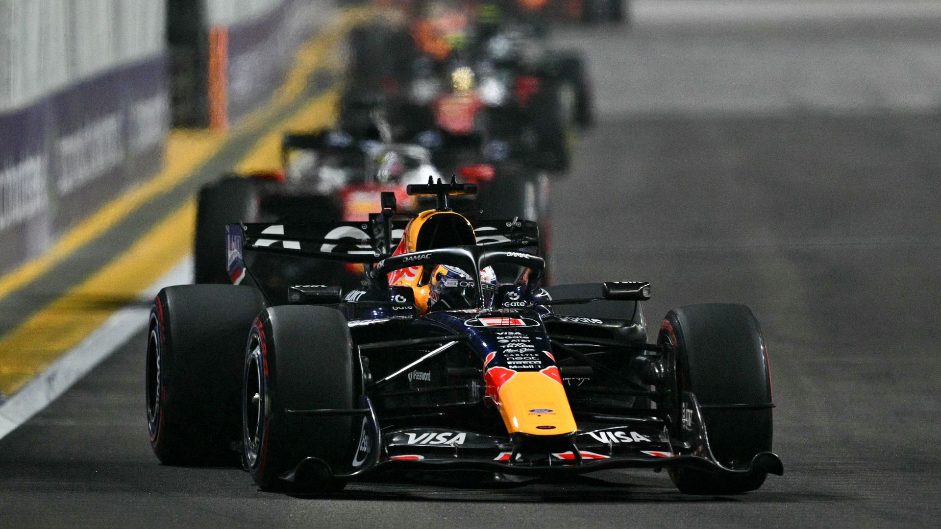 Singapore GP: Verstappen fighting off Leclerc for lead LIVE!