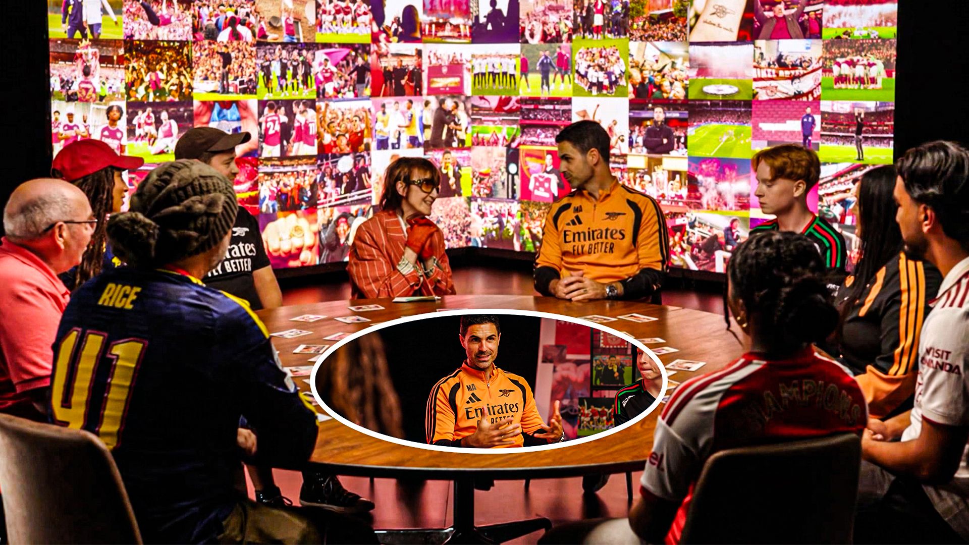 'You've changed our lives!' - Fans sit down with Arteta for a heartfelt chat