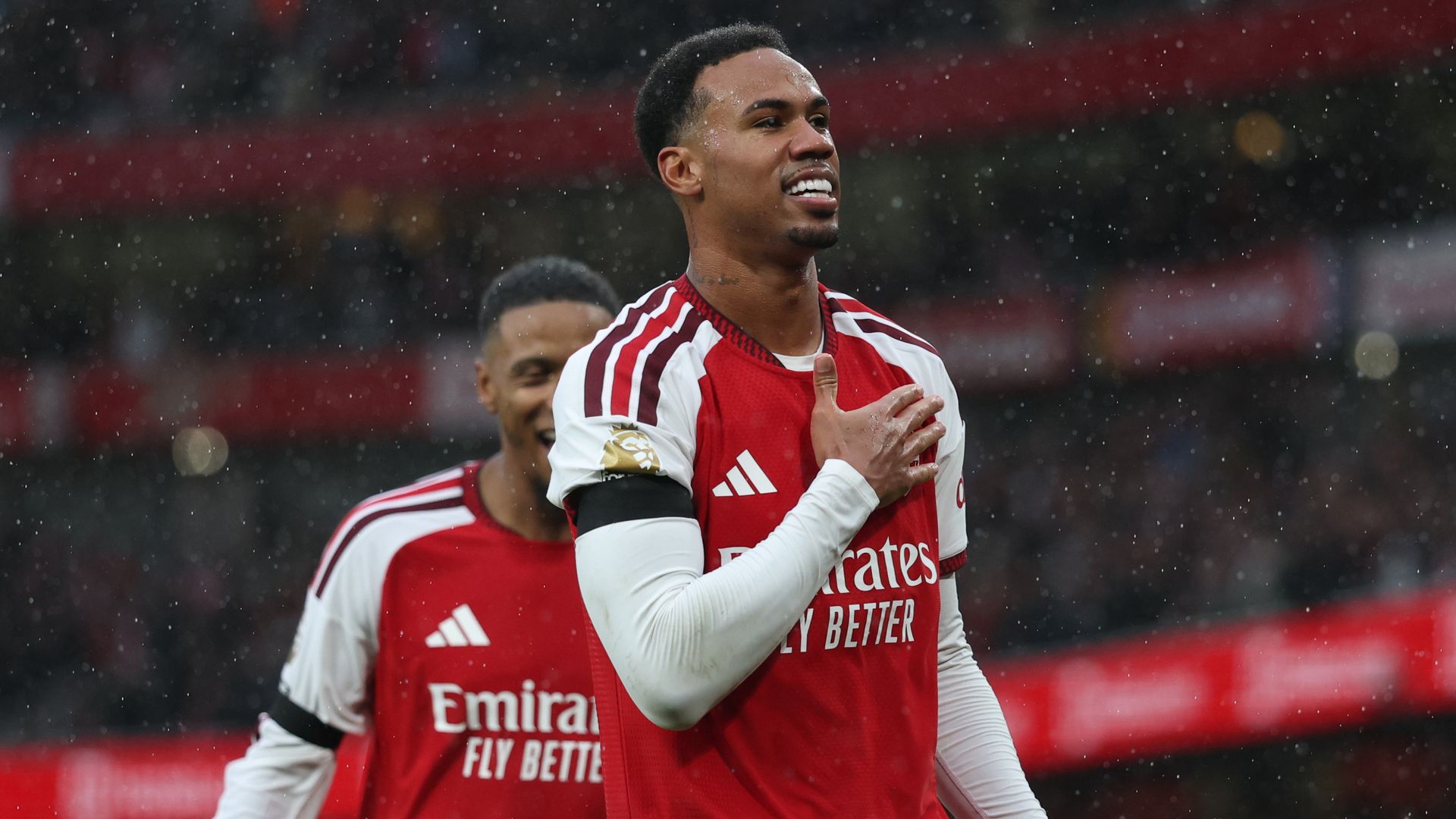 Gabriel extends Arsenal's lead vs Everton LIVE!