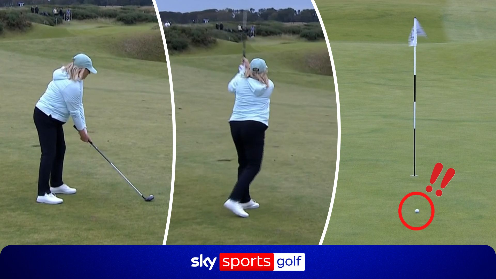 Matt and Alex Fitzpatrick stunned by mum Sue's incredible approach shot!
