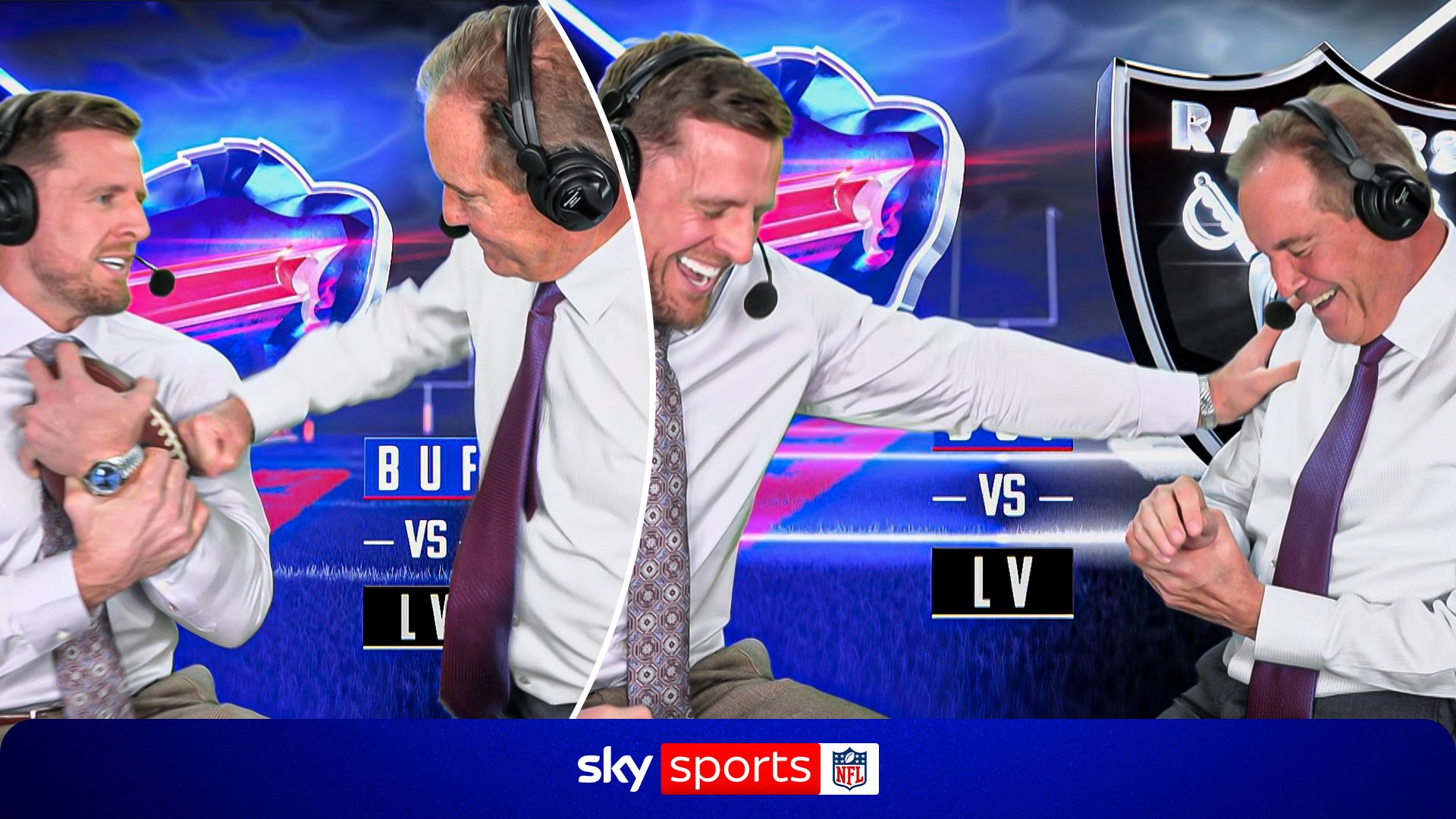Bileğim kırıldı! - NFL spikerinin topa çok sert vurduğu o eğlenceli an!