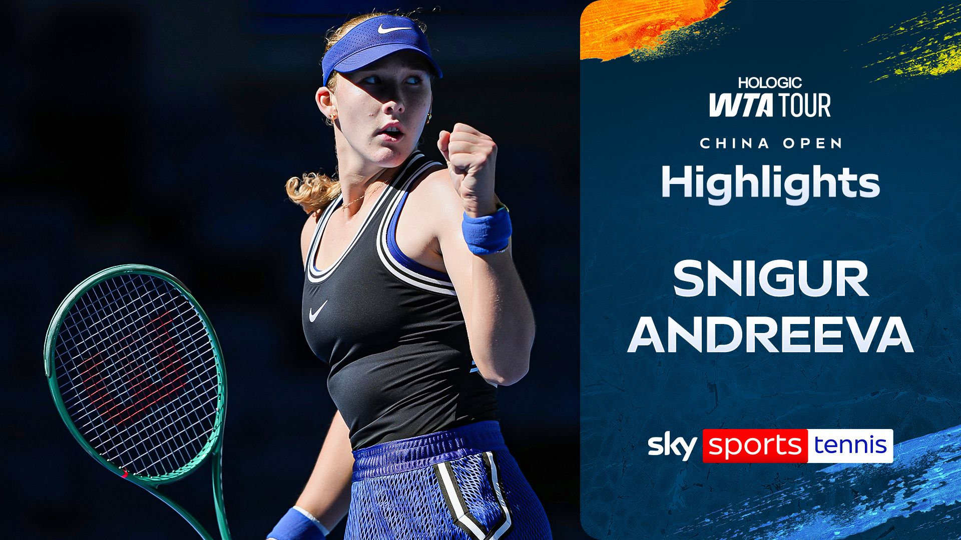 Andreeva breezes through to quarter-finals in just over an hour