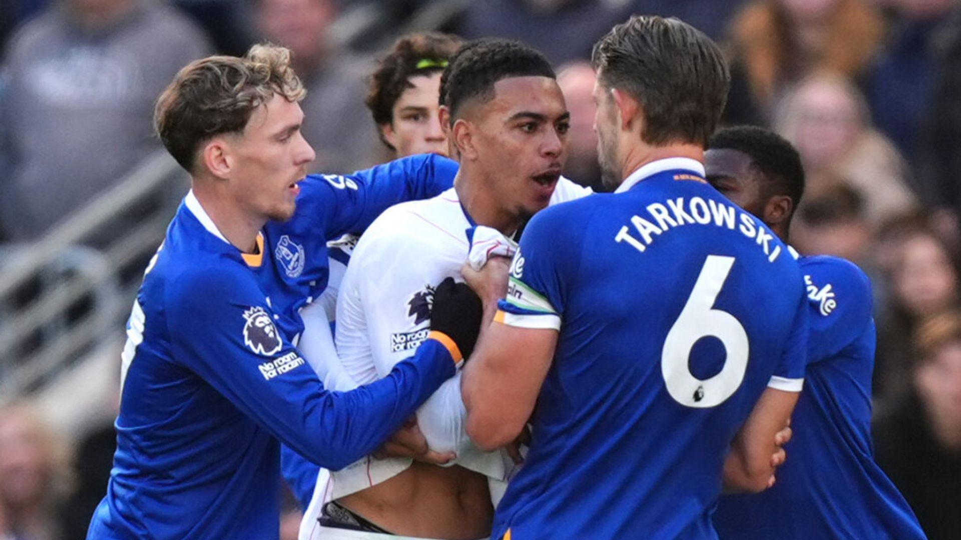 Chelsea hit bar as Barry misses big chance for Everton in 'feisty' game LIVE!