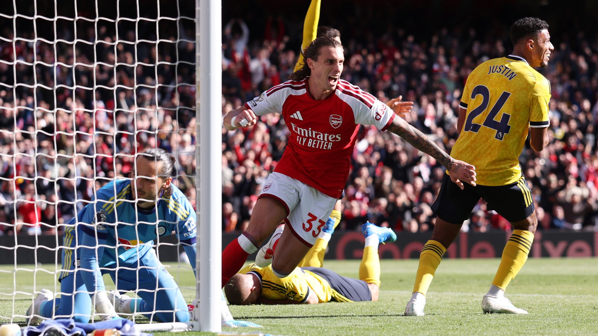 Comeback complete! Bruno fires Arsenal ahead vs Leeds LIVE!