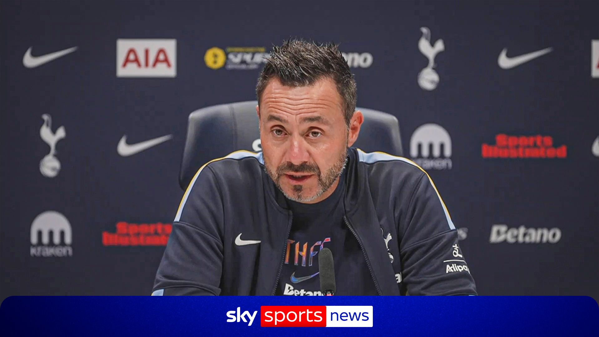 'We have the qualities to score more' De Zerbi not worried by lack of Spurs goals