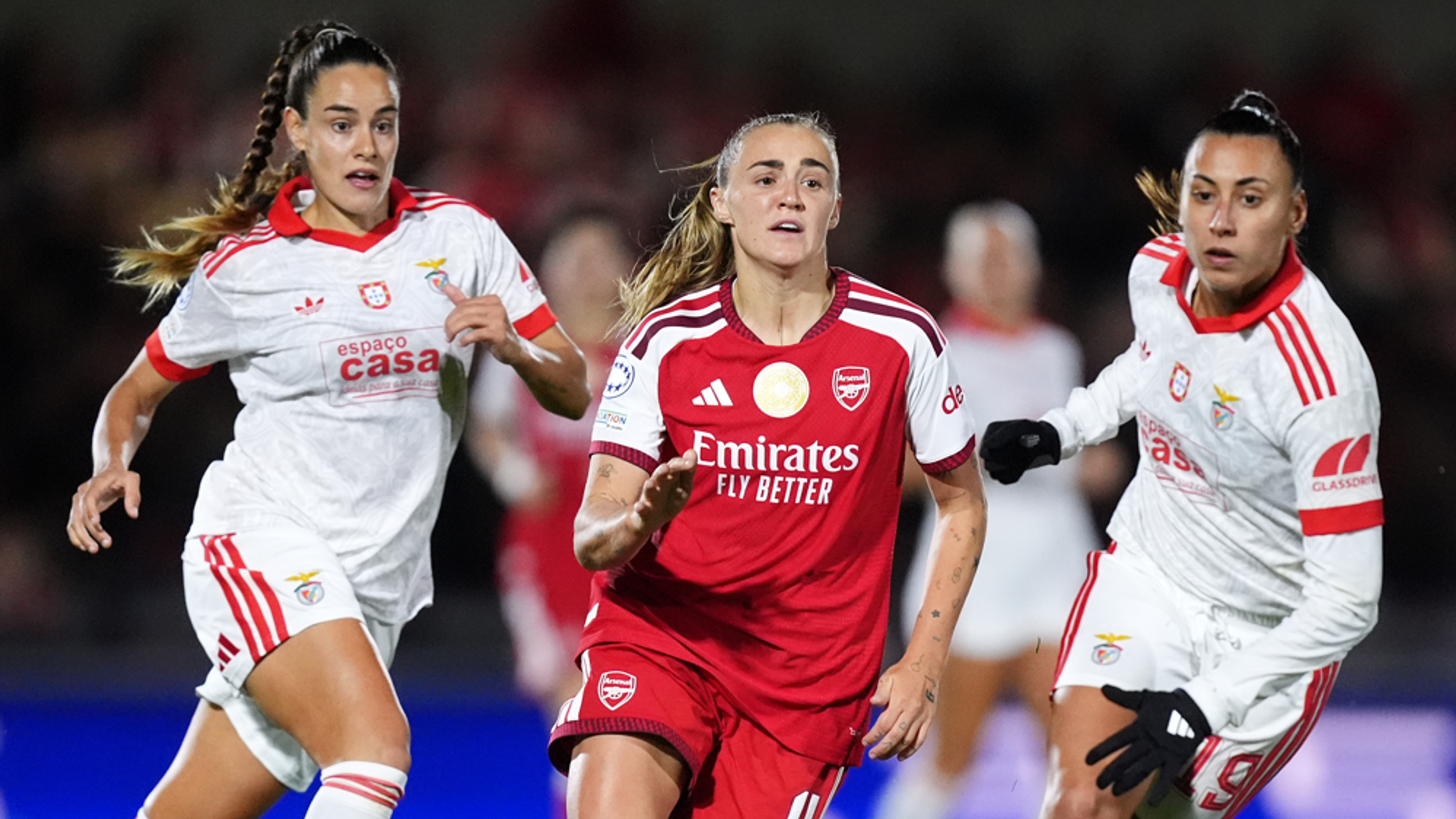 Image: Georgia Stanway also impressed as Arsenal beat Benfica