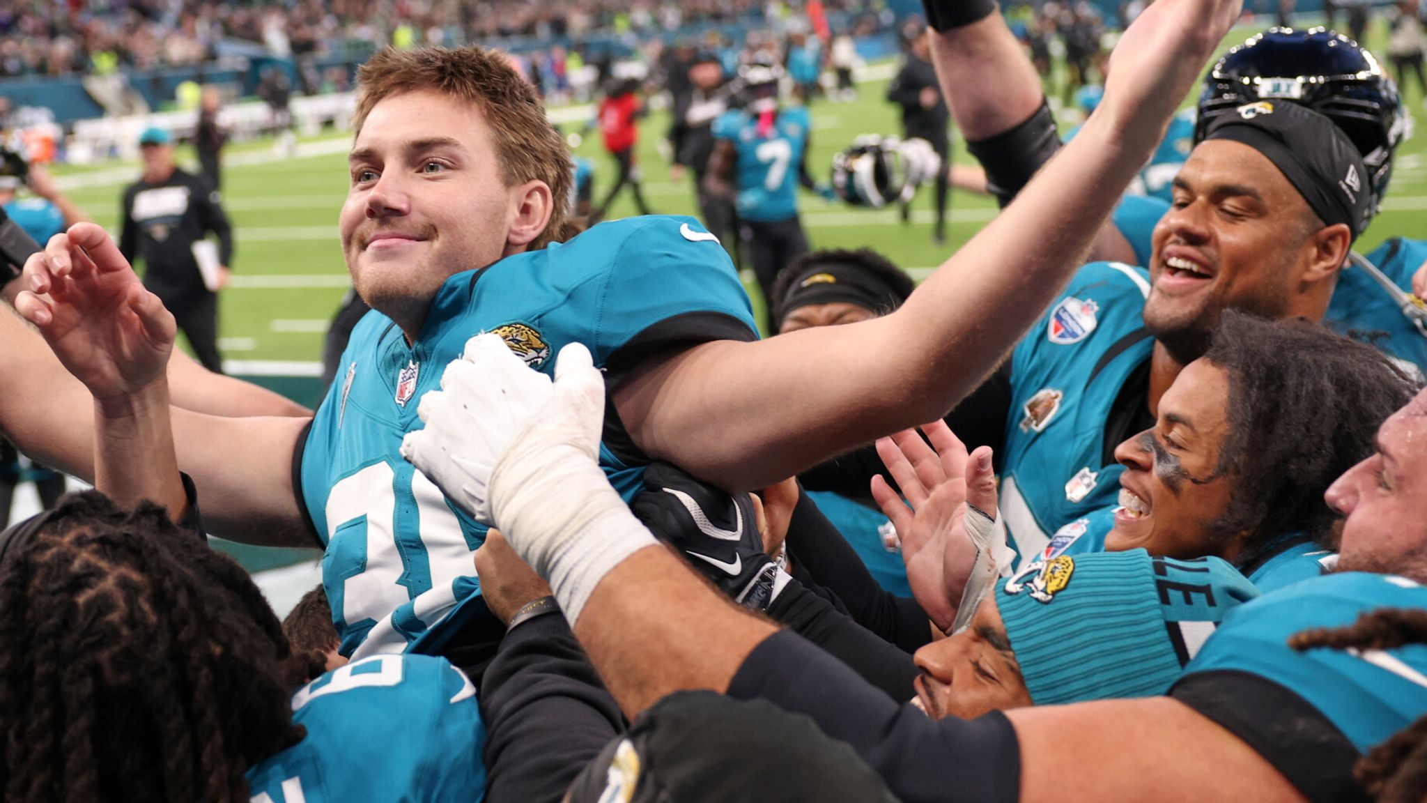 Jacksonville Jaguars kicker Cam Little scored a game-winner as time expired