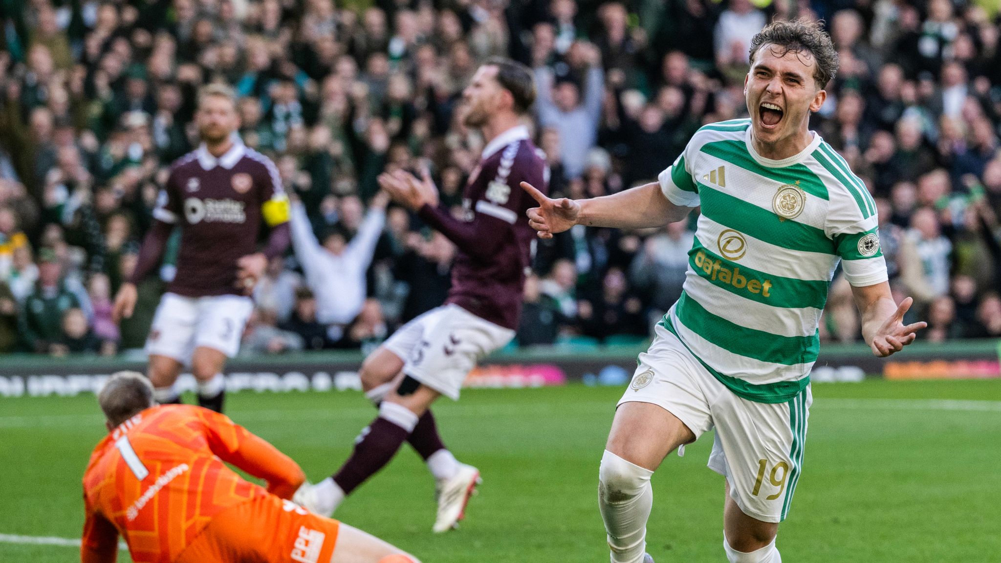 Callum Osmand scored twice on his first Celtic start