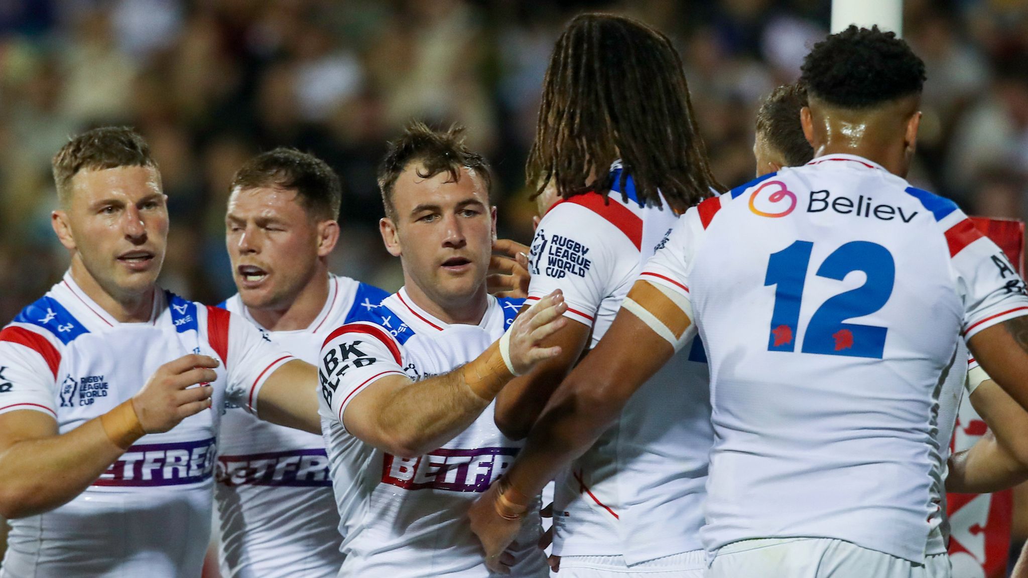 Image: Dom Young was among England's try scorers in their fast start
