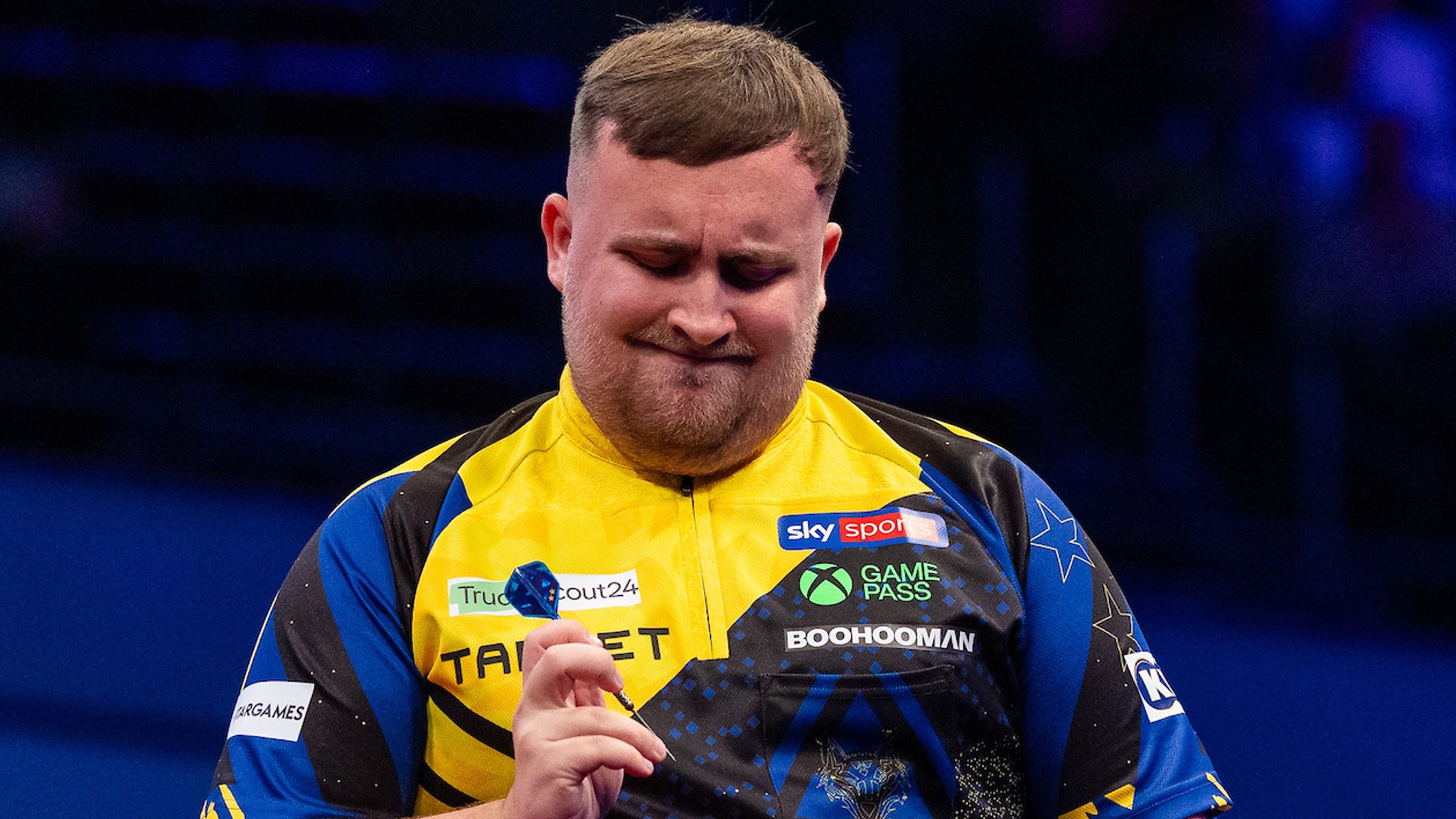 Luke Littler won his opening match at the European Championship in Dortmund, Germany