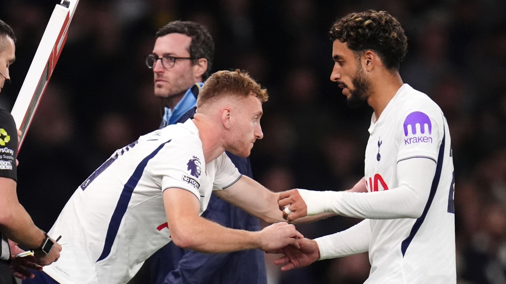 Dejan Kulusevski also made an emotional return to the pitch for Spurs late on