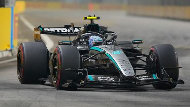 Mercedes driver Kimi Antonelli (AP Photo/Vincent Thian)