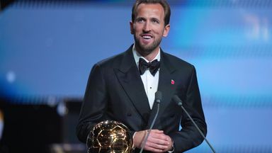 Harry Kane won the 2026 Ballon d'Or at a ceremony in London