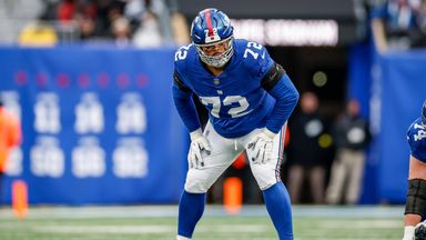 The London-born offensive tackle signed a three-year $39m extension with the Giants in the offseason